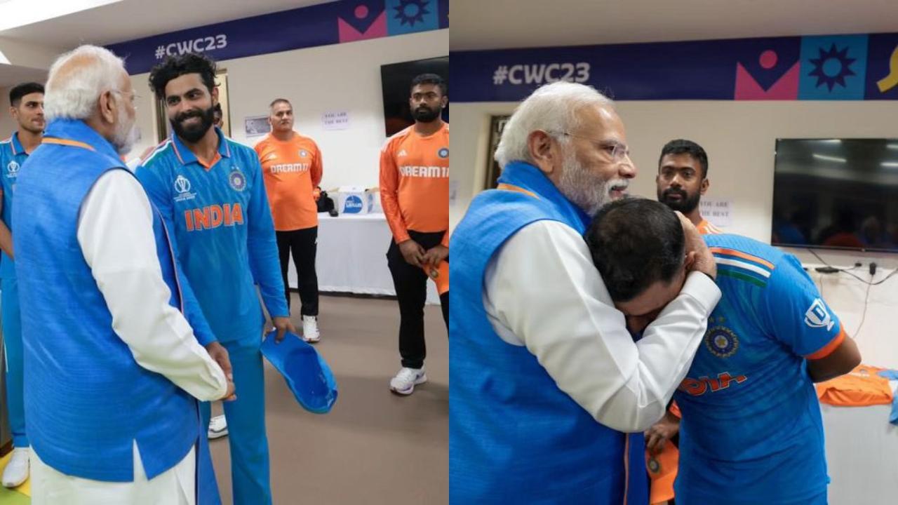 CWC 2023: PM Modi comforts Shami with a hug, India pacer expresses gratitude