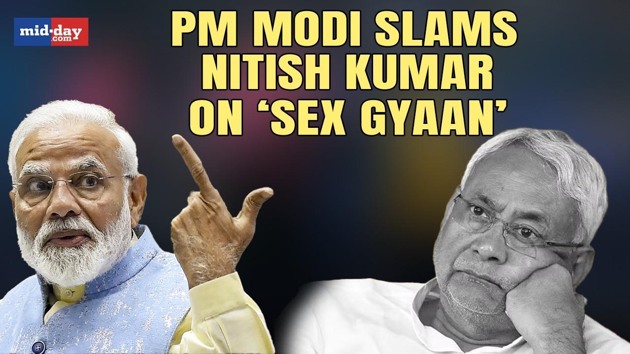 Nitish Kumar’s Speech: PM Modi slams Bihar CM Nitish Kumar over his remarks