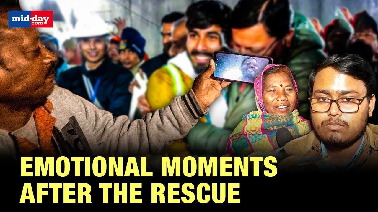 Uttarkashi Tunnel Rescue: Families of rescued workers erupt in celebrations