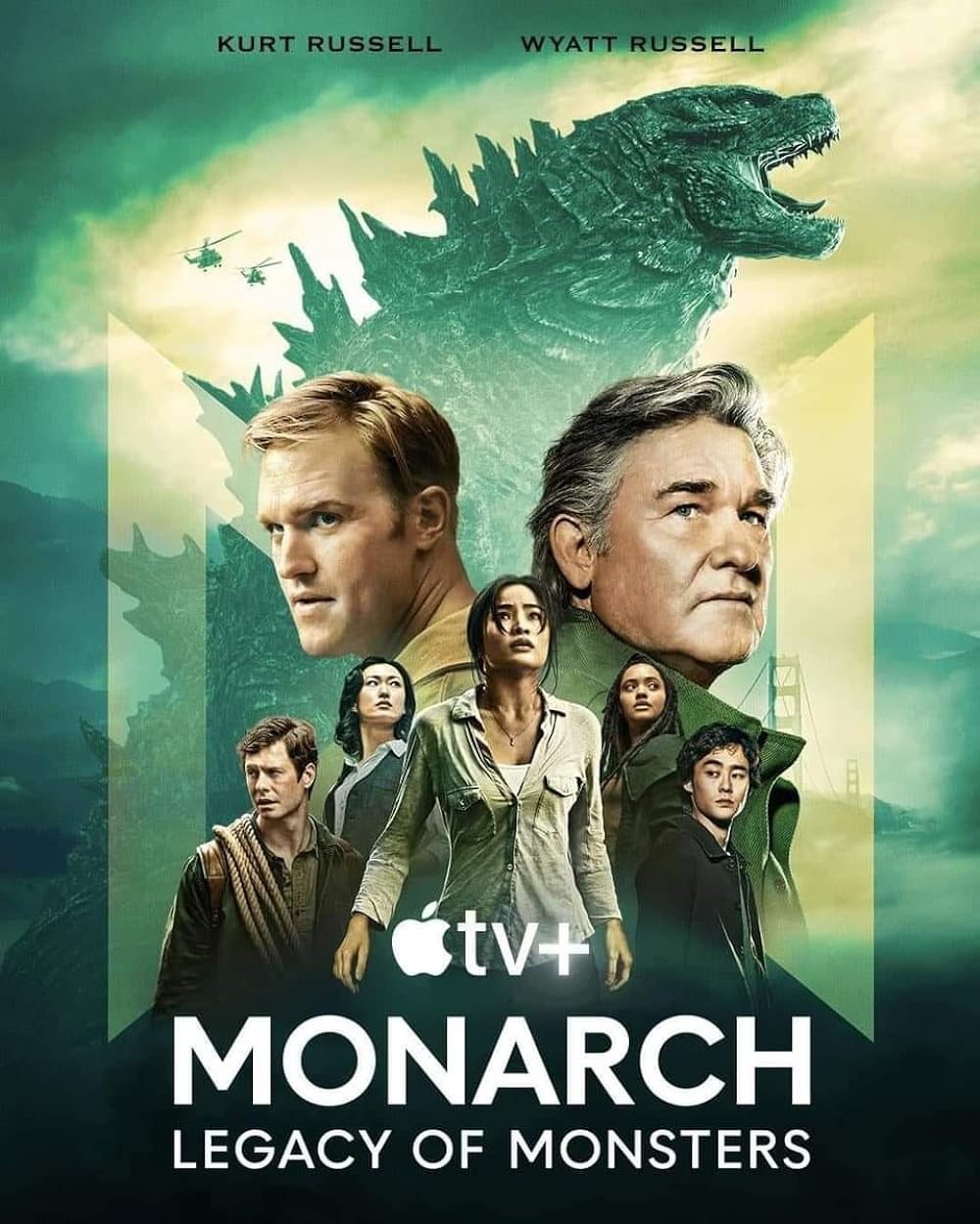 Monarch: Legacy of Monsters (November 17) - Streaming on Apple TV+Monarch: Legacy of Monsters follows two siblings unraveling their connection to the cryptic organization known as Monarch, exploring a realm of monsters and delving into a mystery linked to army officer Lee Shaw, portrayed by Kurt Russell and Wyatt Russell across two eras: the 1950s and 50 years thereafter.