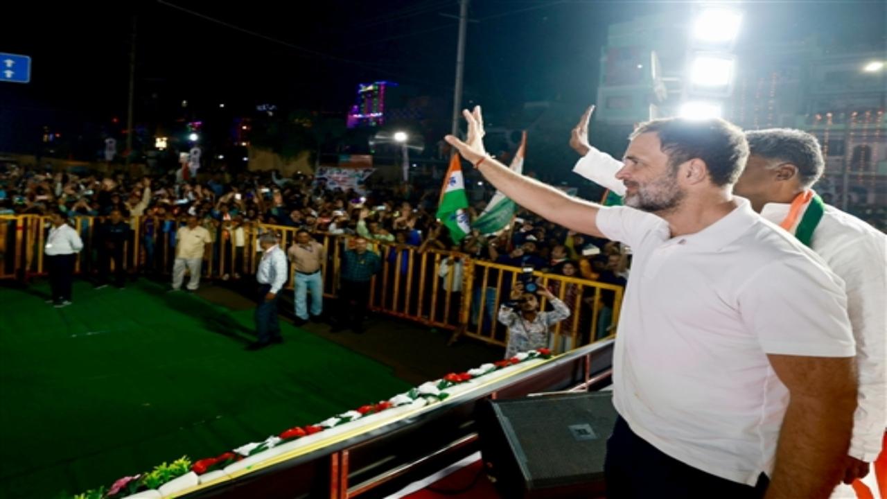 Addressing a public meeting, Congress leader Rahul Gandhi accused the BJP of toppling his party's government in Madhya Pradesh in 2020 by purchasing MLAs, and expressed confidence that the grand old party would win around 150 seats in the assembly elections in the state to be held on November 17.