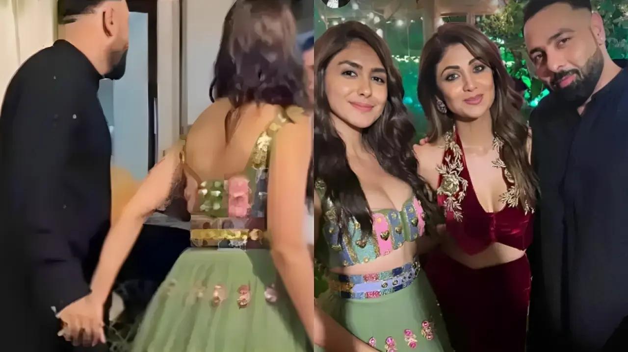 A video of Mrunal Thakur and Badshah leaving Shilpa Shetty's Diwali party while walking hand in hand has sparked dating rumours. Read More