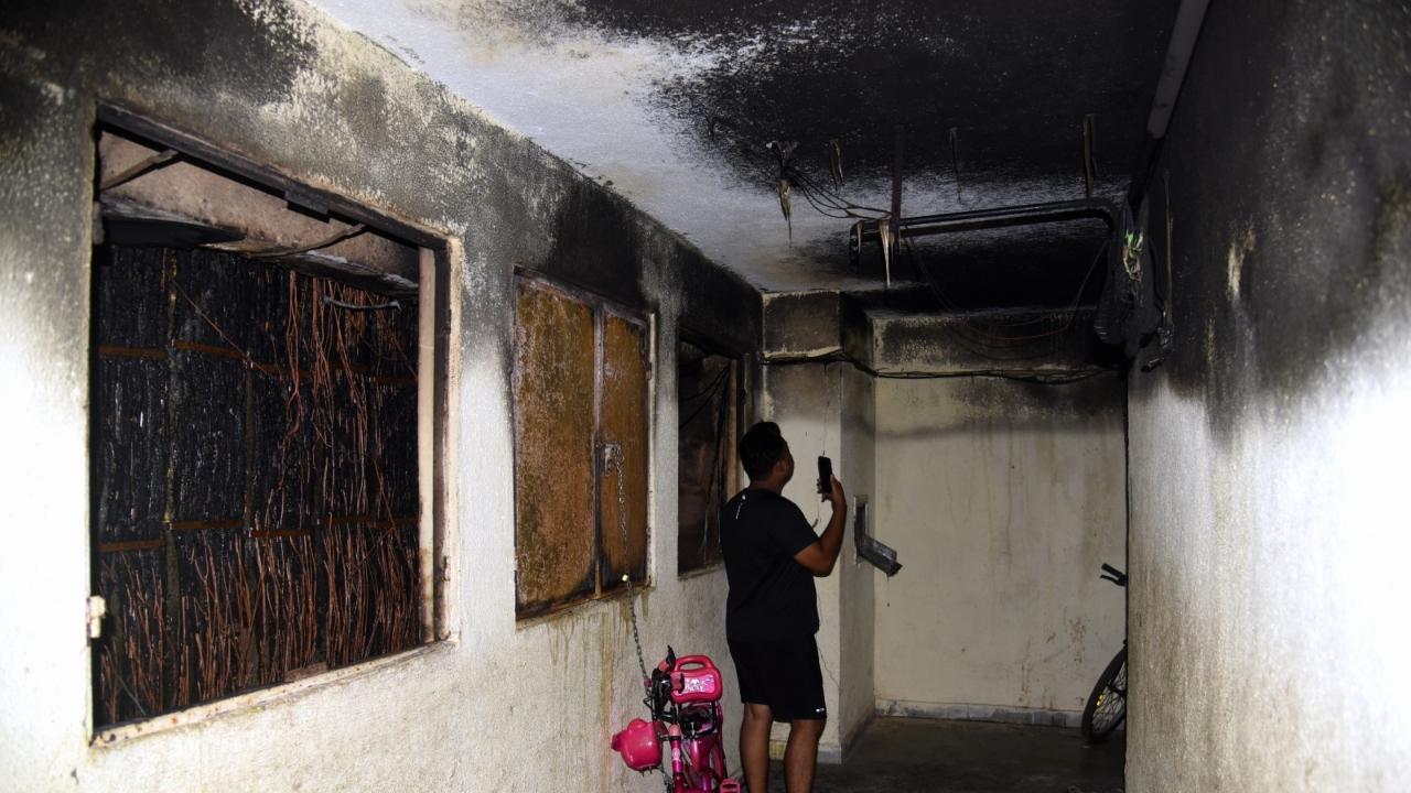 Nine persons, including five aged 60 and above, suffered from suffocation. All of them were admitted to the civic-run KEM Hospital in Parel and kept under observation, officials said