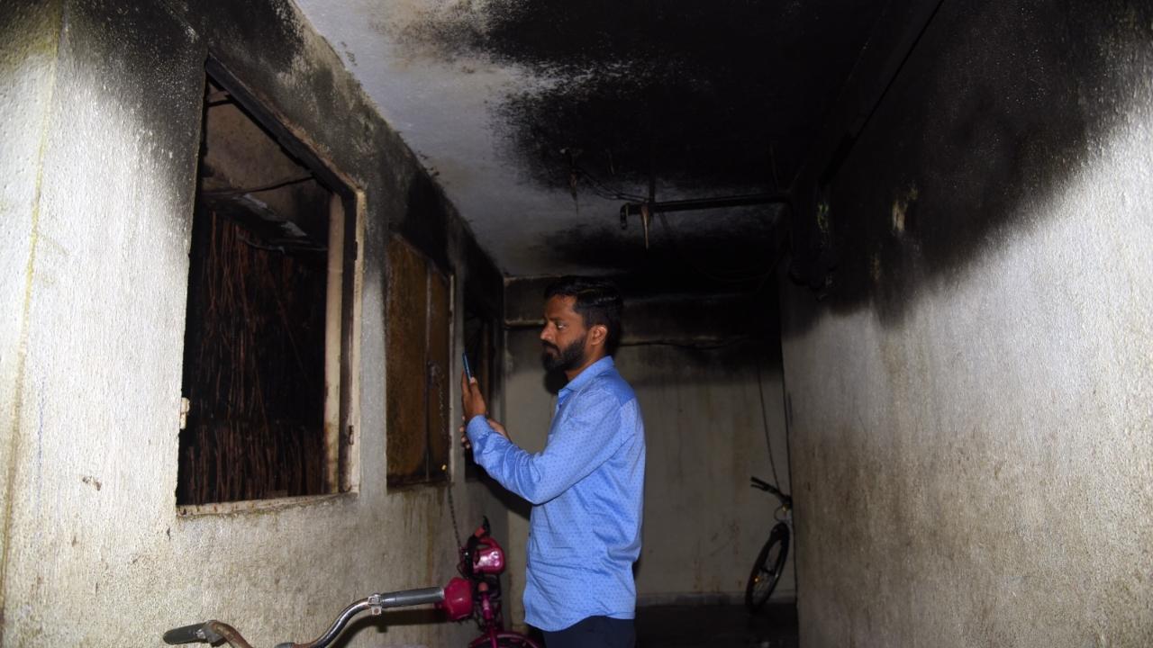 IN PHOTOS: Fire breaks out at Mumbai high-rise, nine people hospitalised