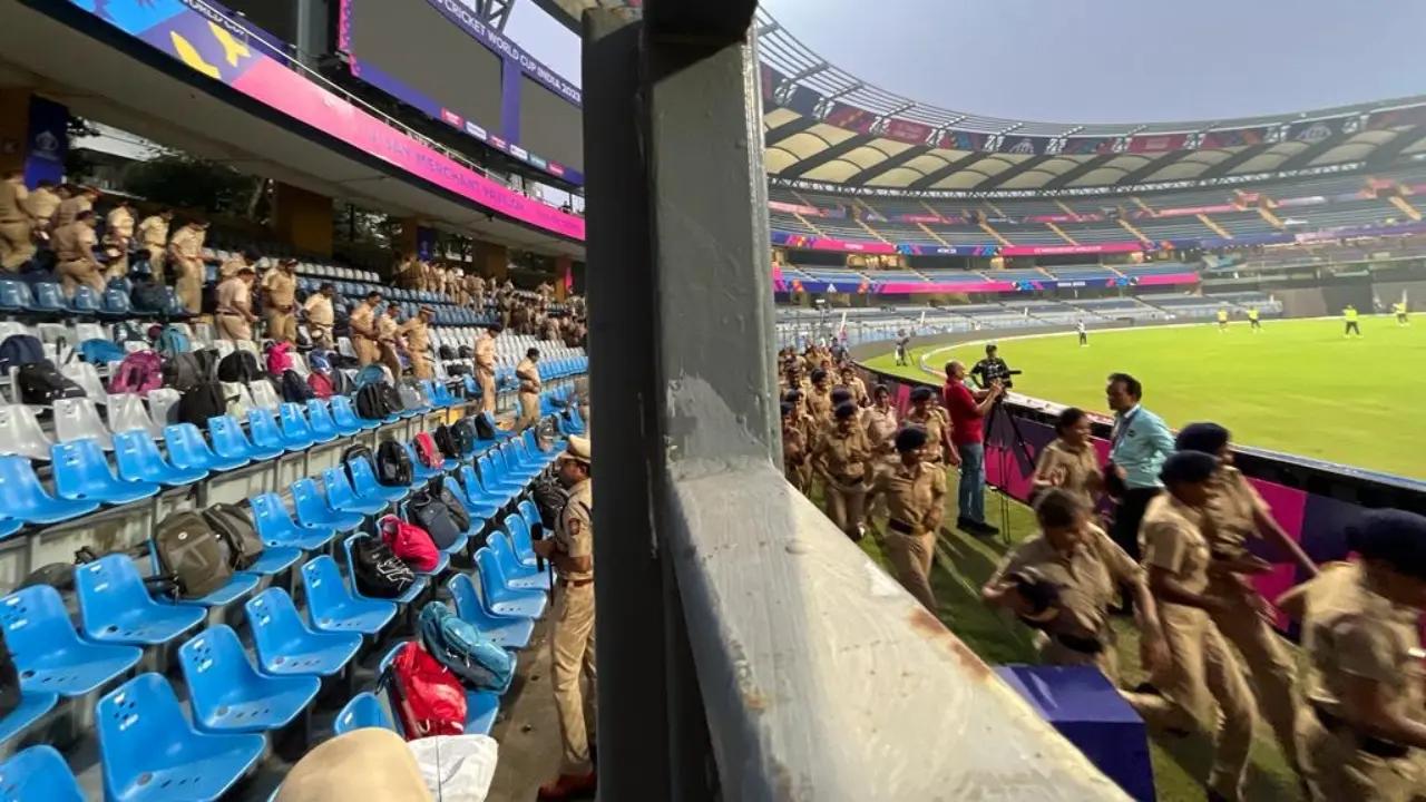 ICC World Cup 2023: Mumbai cops beef up security at Wankhede after threat from unidentified person