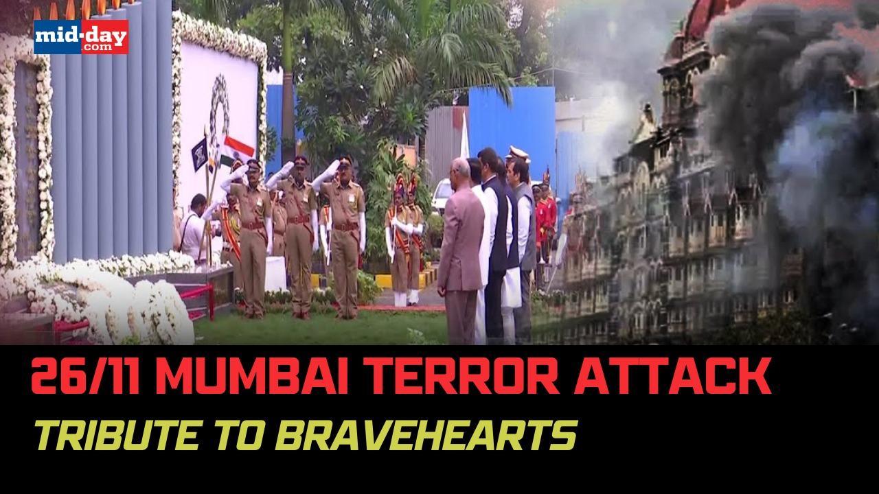 26/11 Mumbai Attack: Maharashtra CM Eknath Shinde pays tribute
