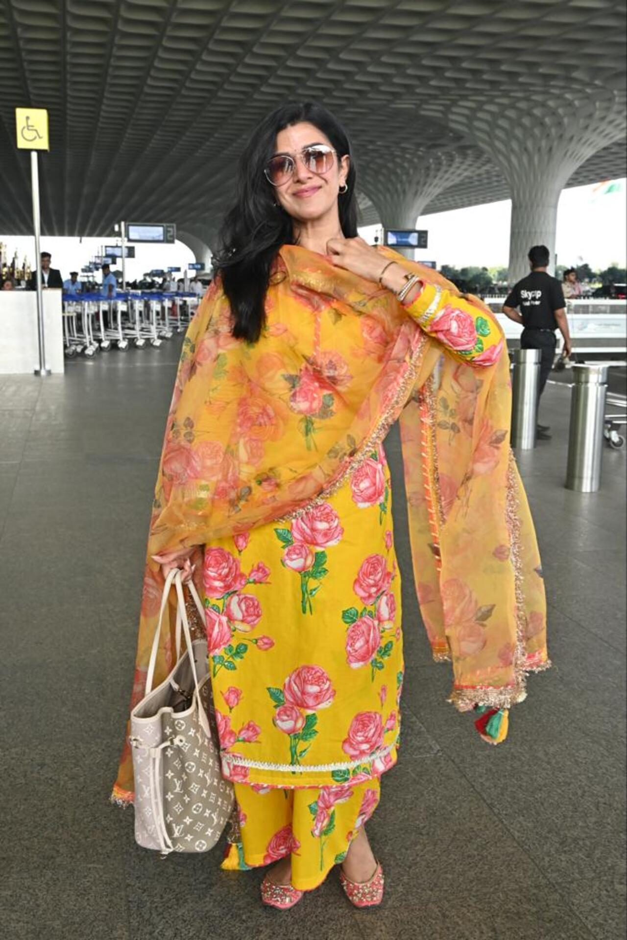 Nimrat Kaur was clicked at the airport