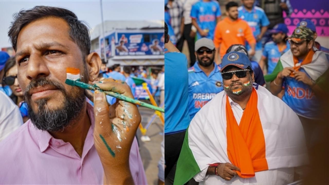 IN PHOTOS: Fans flock to Narendra Modi Stadium for ICC World Cup 2023 finals