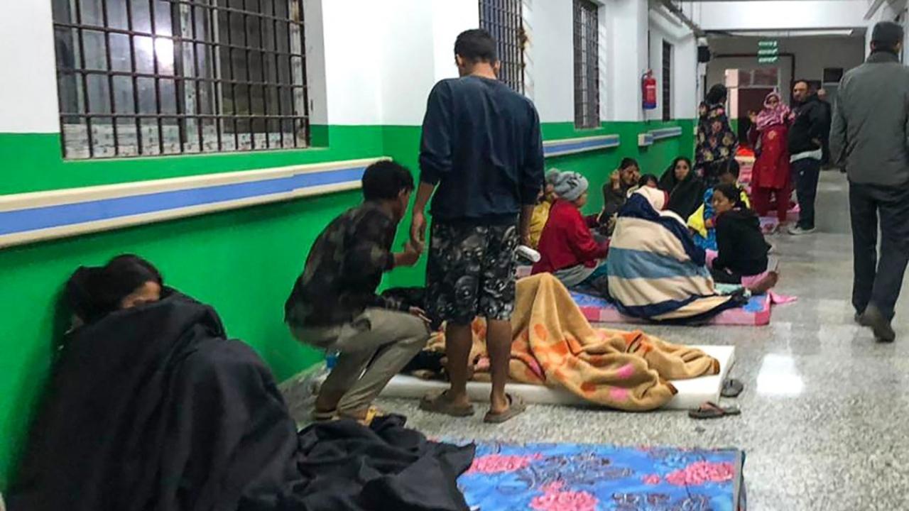 The impact of the quake that took place 11.47 pm Friday was felt in Kathmandu and surrounding districts (Pic/AFP)