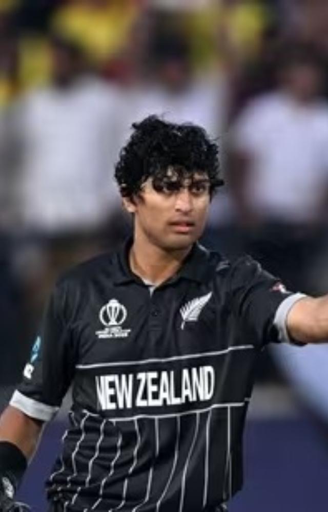 Ravindra also became the first player to score three centuries for New Zealand in ODI World Cups