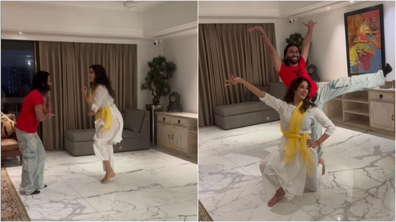 Janhvi Kapoor dances to Pinga with Orry, rumoured beau Shikhar Pahariya reacts