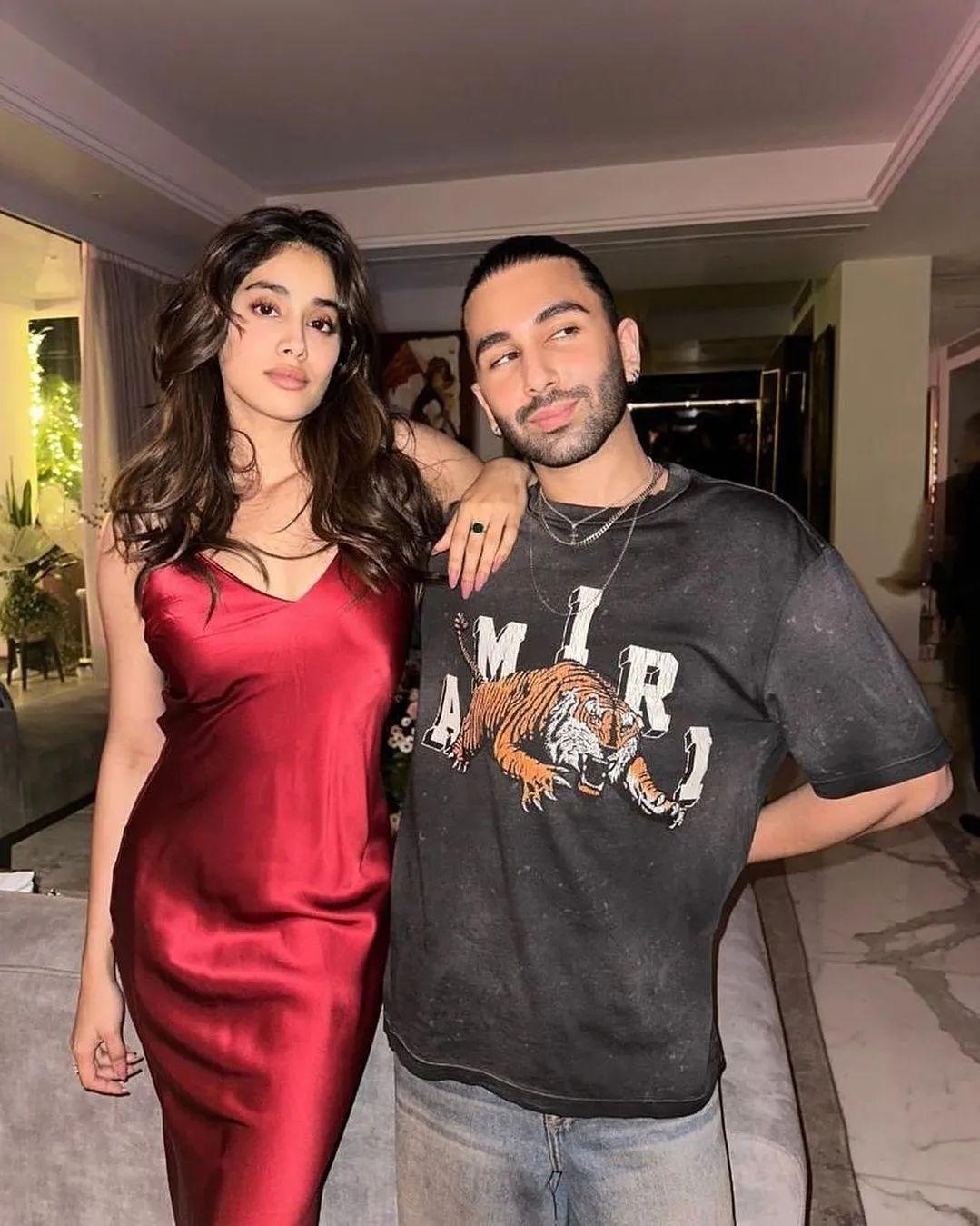 Thanks to Orry we know that this silky red slip dress on Janhvi Kapoor is something we need in our wardrobe right now