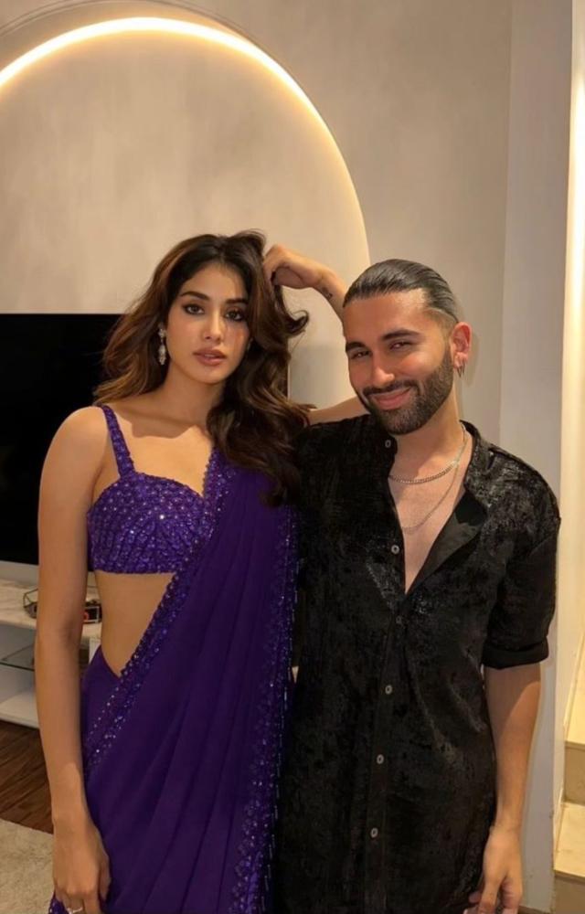 Orry snapped with Janhvi Kapoor