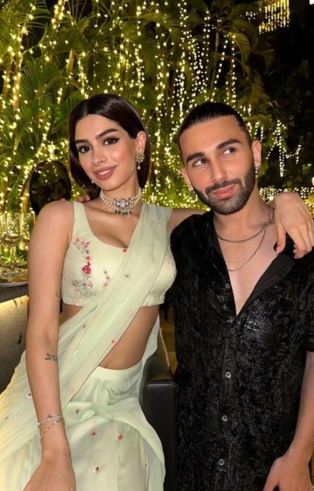 Orry in frame with Khushi Kapoor