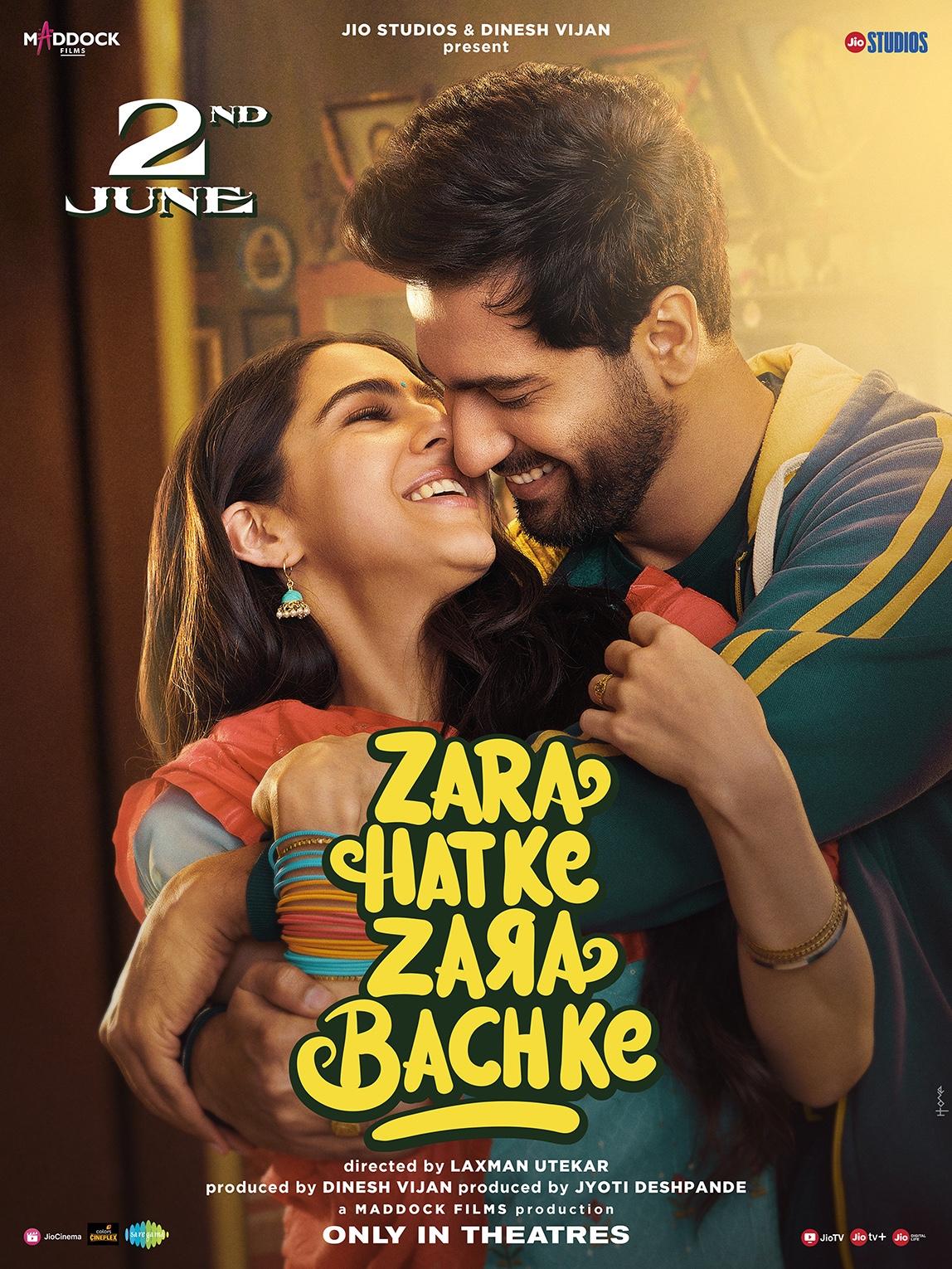Zara Hatke Zara Bachke (December 2) - Streaming on JioCinemaStarring Vicky Kaushal and Sara Ali Khan, 