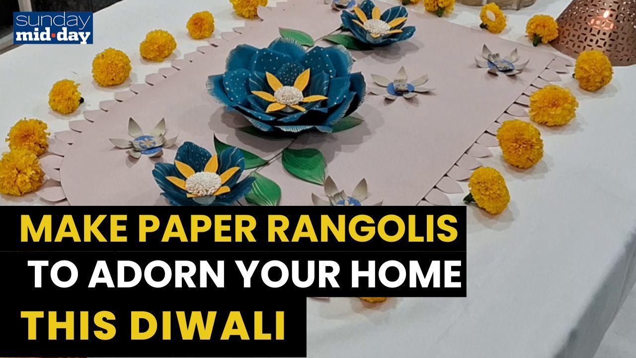 Diwali 2023: DIY paper Rangoli tutorial for timeless home decor