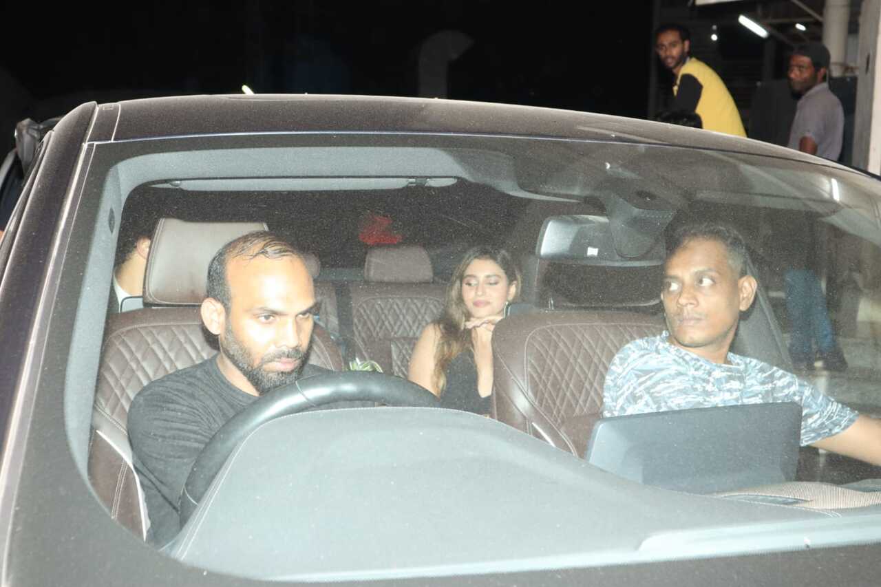 After the screening, Ishaan left with Chandni in the same car