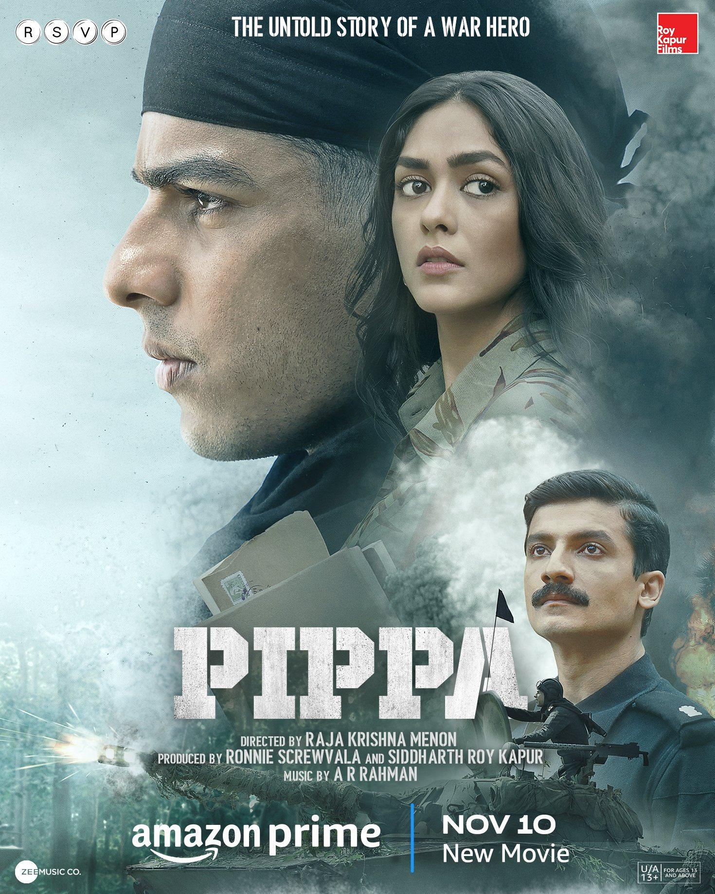 Alongside his siblings, Captain Mehta experiences the realities of combat on the eastern front. The title of the film is derived from the PT-76, an iconic amphibious war tank used during the conflict, which was endearingly nicknamed “Pippa” for its resemblance to a floating tin can. The film also stars Mrunal Thakur, Priyanshu Painyuli, and Soni Razdan.