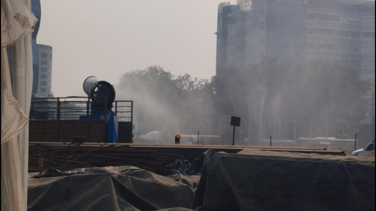 Besides the project sites, the mist gun will also be used on adjoining streets too, an official said