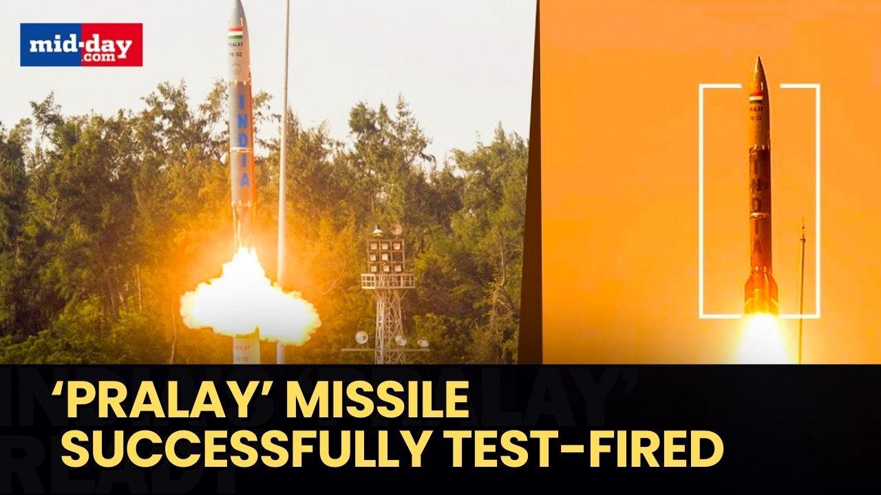 Pralay Missile: India test-fires Pralay missile successfully