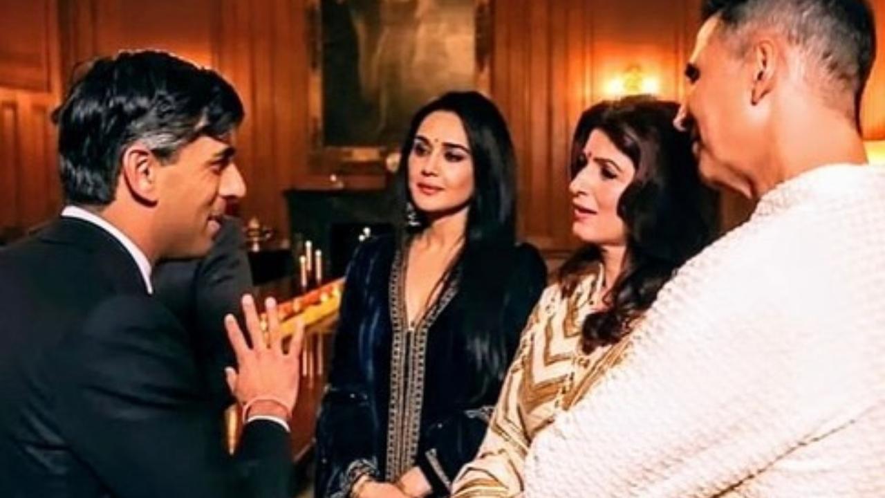 Preity Zinta, Akshay Kumar and Twinkle Khanna attend Rishi Sunak's Diwali party