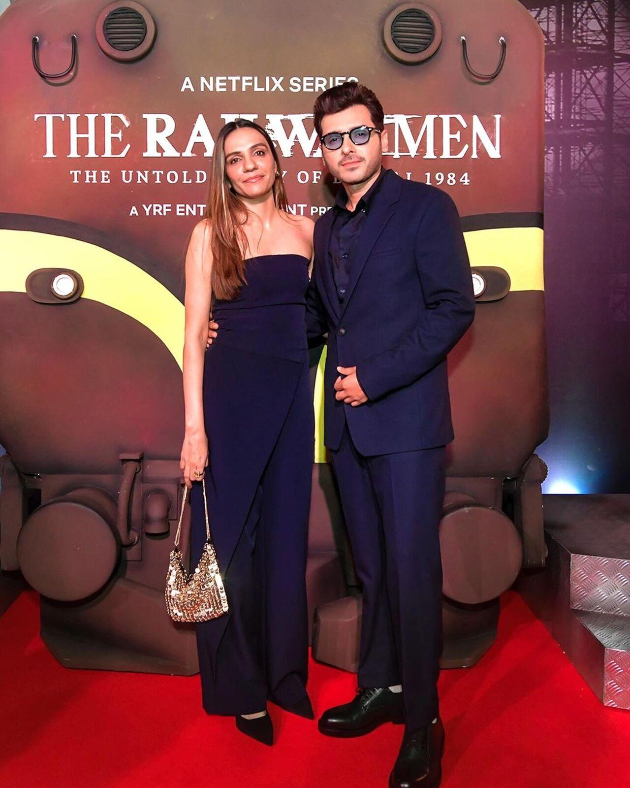 Divyenndu also looked dapper in a suit for the screening of his show