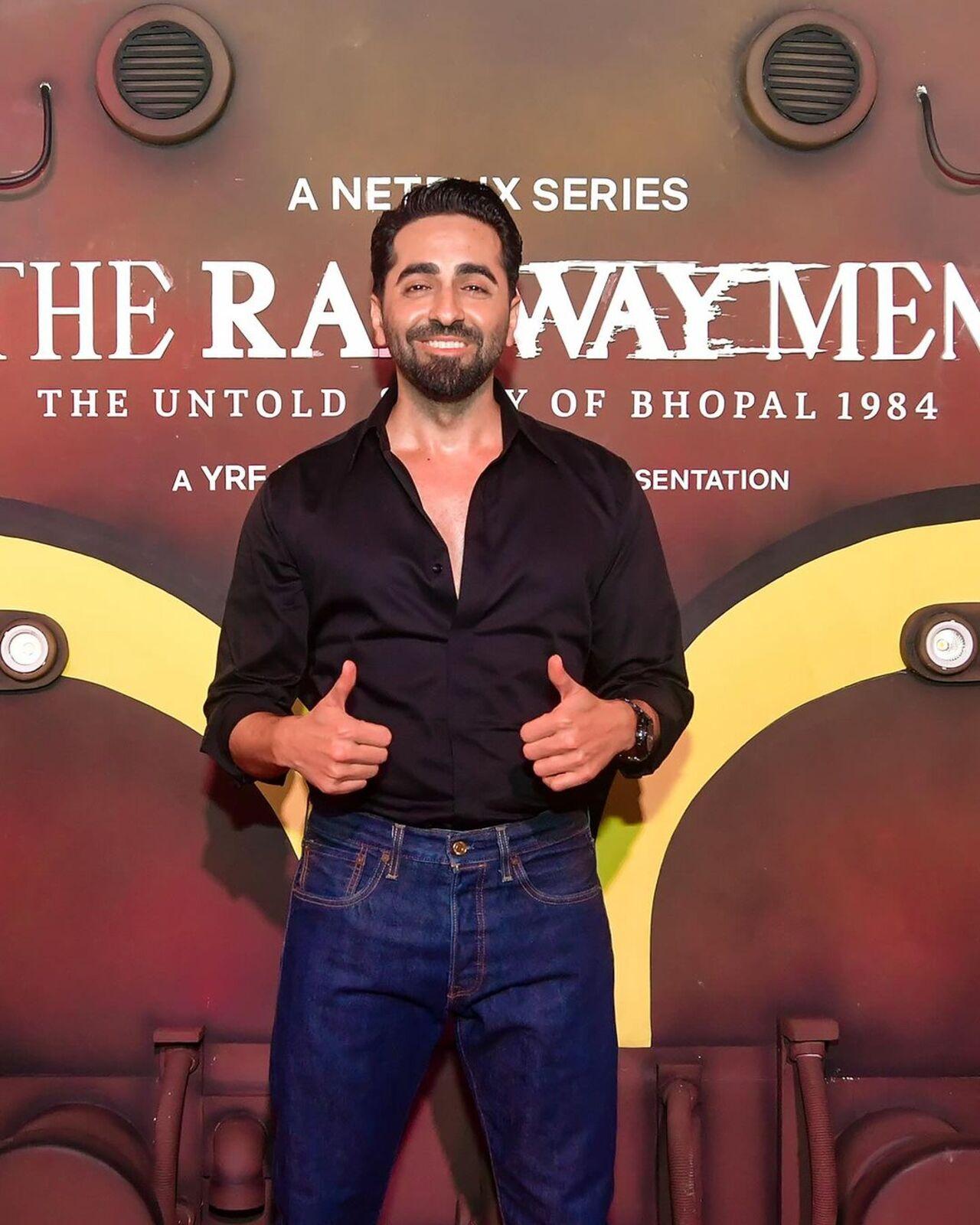 Ayushmann Khurrana arrived to cheer for the team of the series 