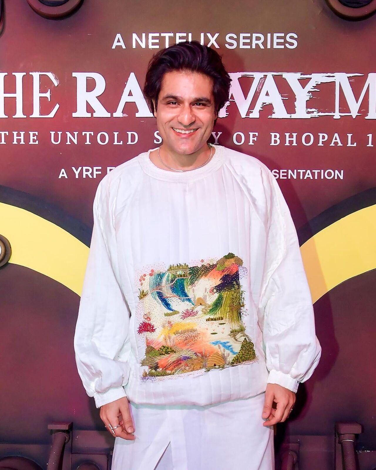 Sunny Hinduja, who plays a pivotal role in the series was also present at the screening held in Andheri