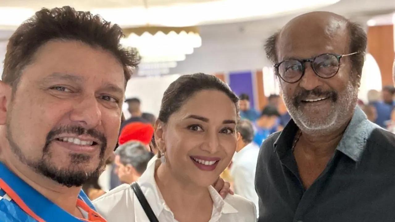 Madhuri Dixit took to Instagram to share a picture with Rajinikanth and recalled a memory from four decades ago. Read More