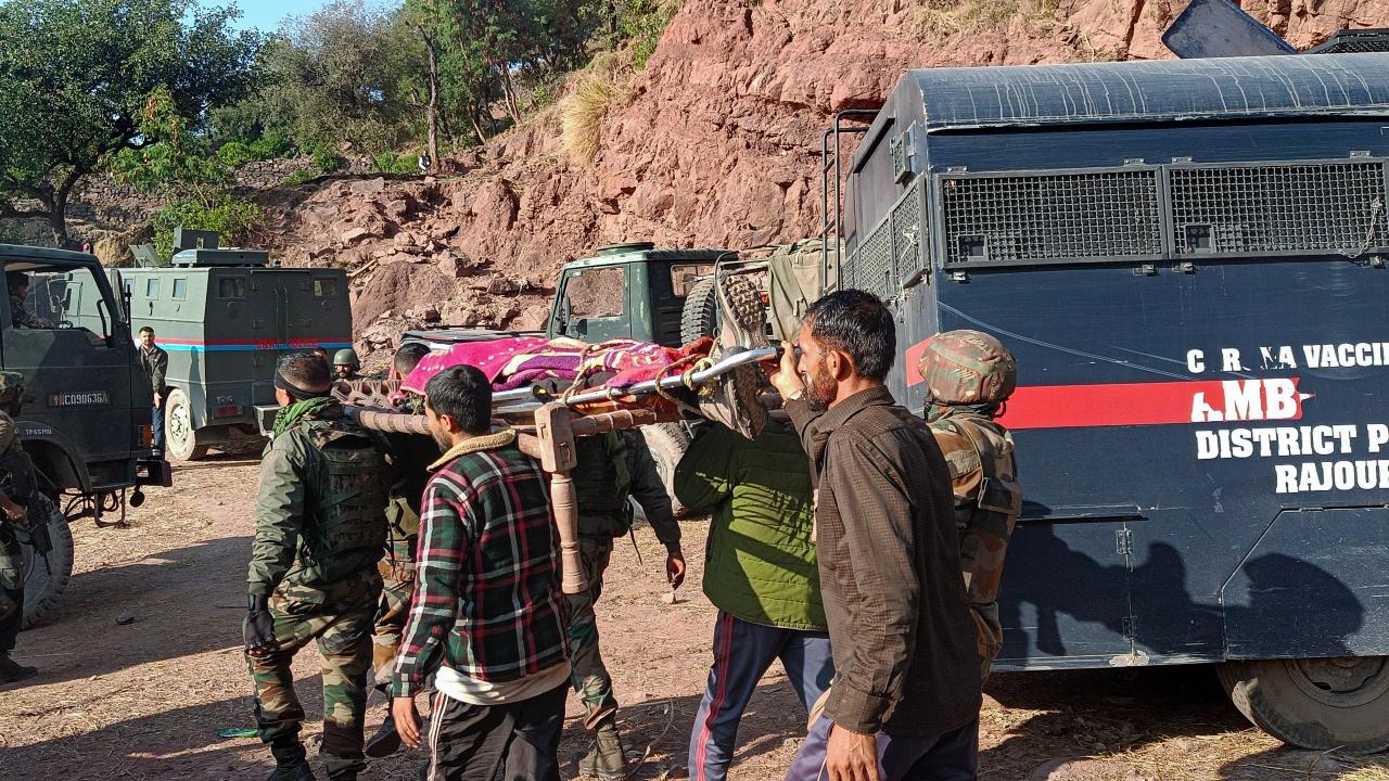 A fresh exchange of fire took place on Thursday between militants and security personnel in Jammu and Kashmir's Rajouri district, where four Army personnel were killed and two others were injured in an encounter