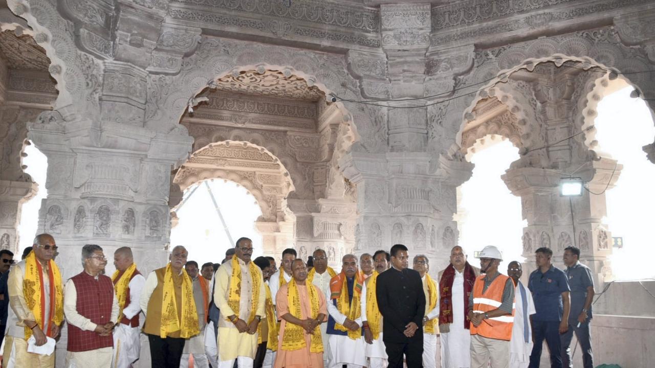 Uttar Pradesh CM Yogi Adityanath along with his cabinet colleagues on Thursday also offered prayers at the site of Ram Lala Virajman
