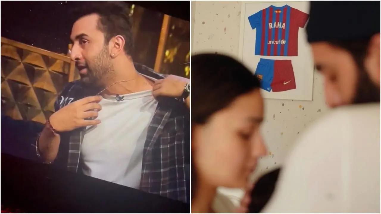 During the promotions of Animal, Ranbir Kapoor revealed getting daughter Raha's name inked on his shoulder. Read More