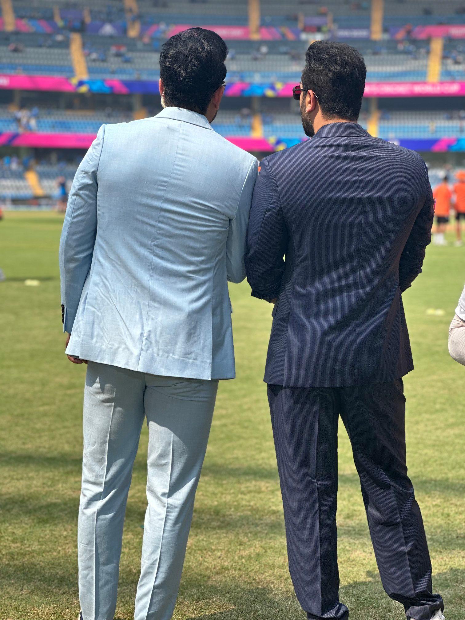 Irfan Pathan started a guessing game on 'X' as to who he was standing next to. Can you take a guess?