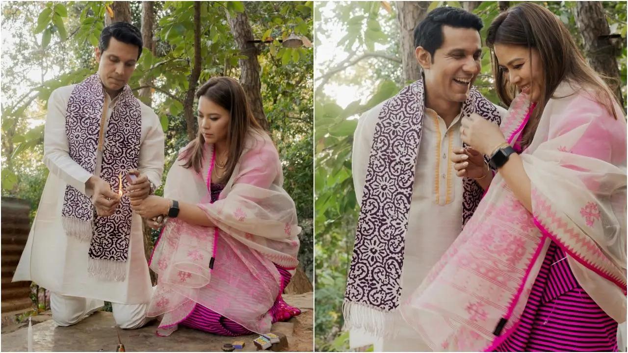 Randeep Hooda-Lin Laishram Wedding: The couple visited temples in Manipur ahead of the ceremony wearing traditional Manipuri, locally designed outfits. Read More