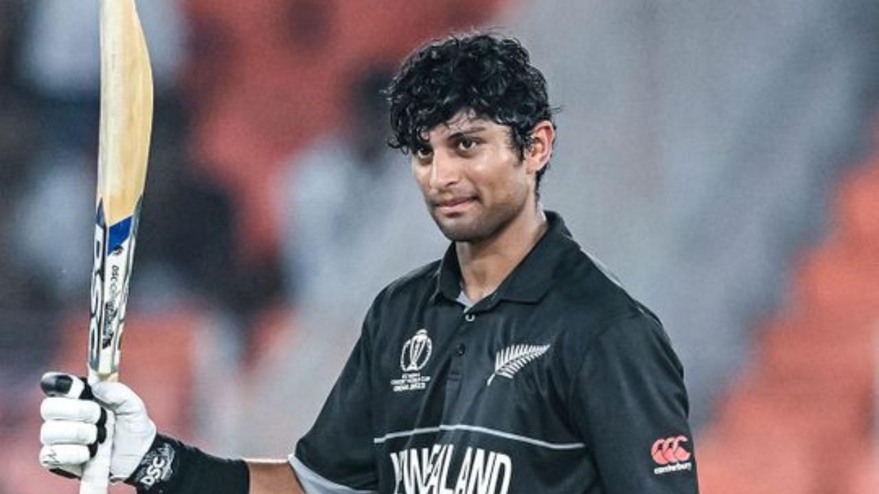Rachin Ravindra
New Zealand's opening batsman Rachin Ravindra who played his first ODI World Cup delivered an entertaining show throughout the tournament. The 24-year-old smashed three centuries in the ICC World Cup 2023 and has registered 578 runs under his name. He is the first batsman to score three centuries in his maiden ODI World Cup and has also become the first Kiwi player to score three centuries in the ODI World Cup. Three centuries are the most for any batsman before turning 25 in the ICC ODI World Cup surpassing Sachin Tendulkar's two tons