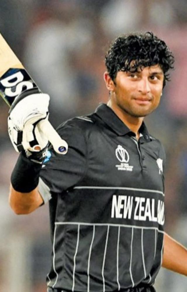 Rachin Ravindra is the first batter to have scored three hundreds in maiden ICC ODI World Cup