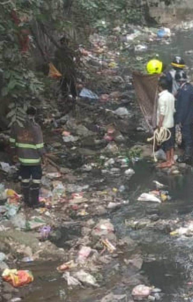 The officials said, a caller had informed that a man aged around 60-years-old had allegedly fallen into a deep drain