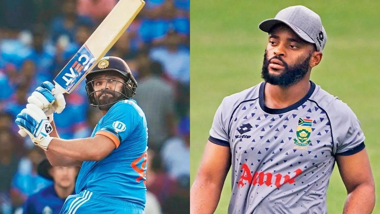 Rohit Sharma, Temba Bavuma (Pic: AFP)