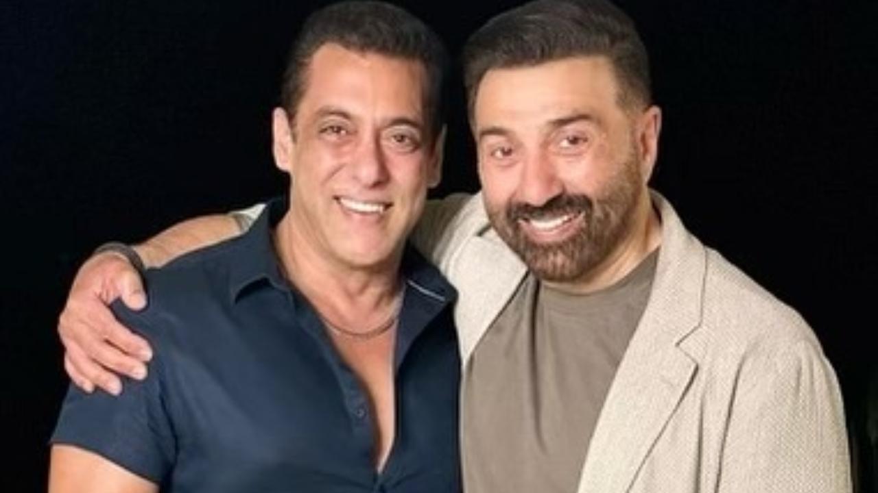 Hd Sunny Deol Sexy Video - Jeet Gaye,' says Sunny Deol as he posts picture with Salman Khan