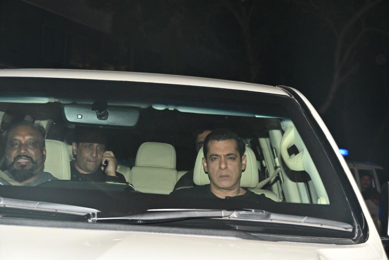 Salman Khan was at Yash Raj Studios ahead of Tiger 3's release