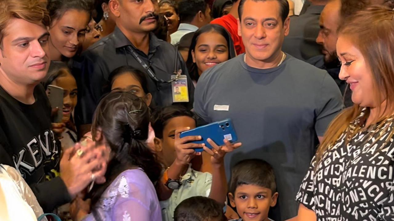 Tiger 3: Salman Khan celebrates Children's Day in style, meets little fans in theatre