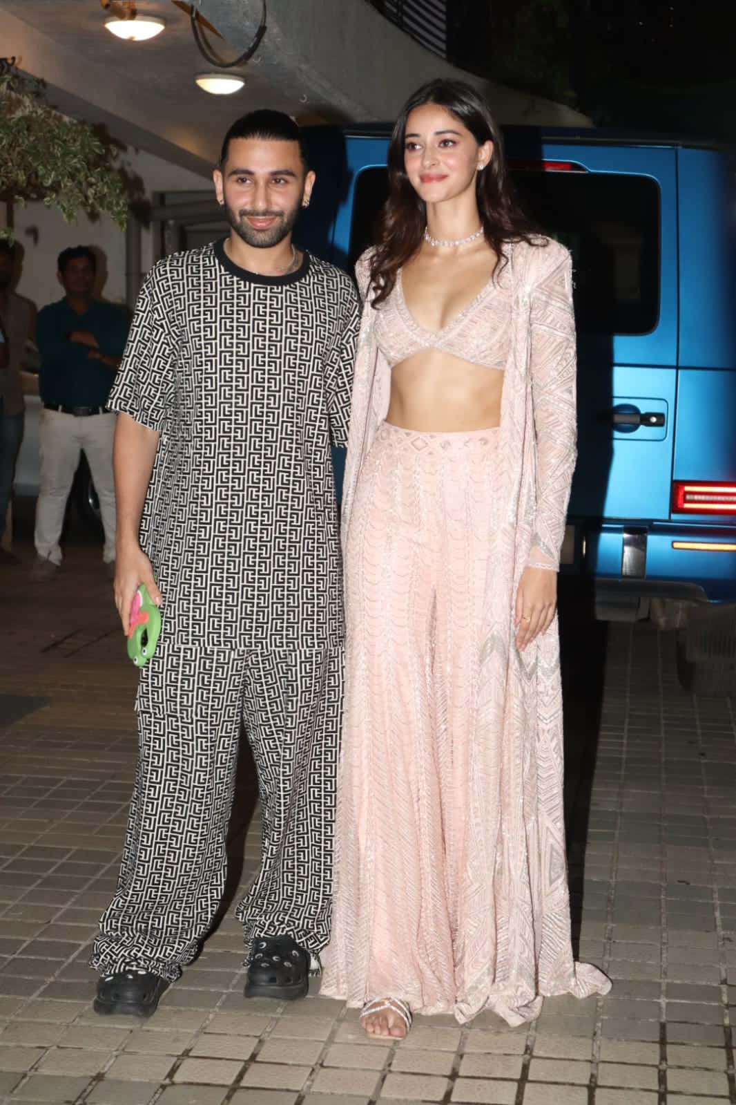 Orry arrived with his bestie Ananya Panday