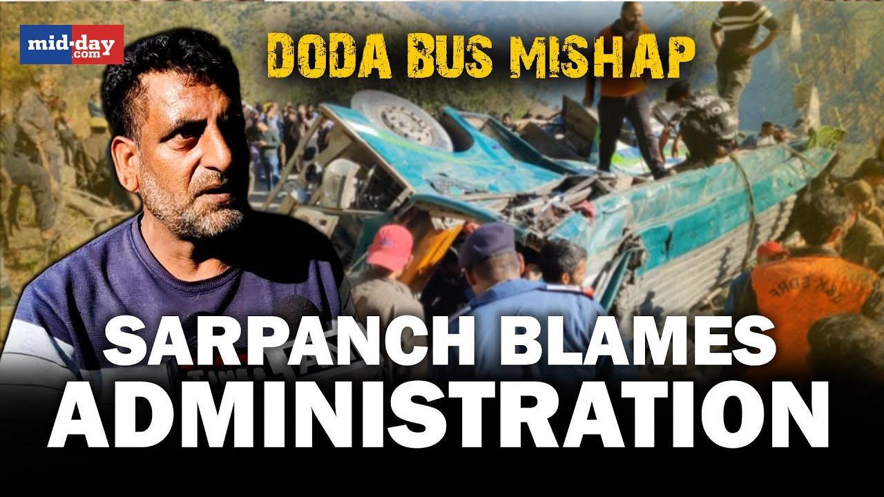 Doda Bus Accident: Assar Sarpanch blames the administration for the accident
