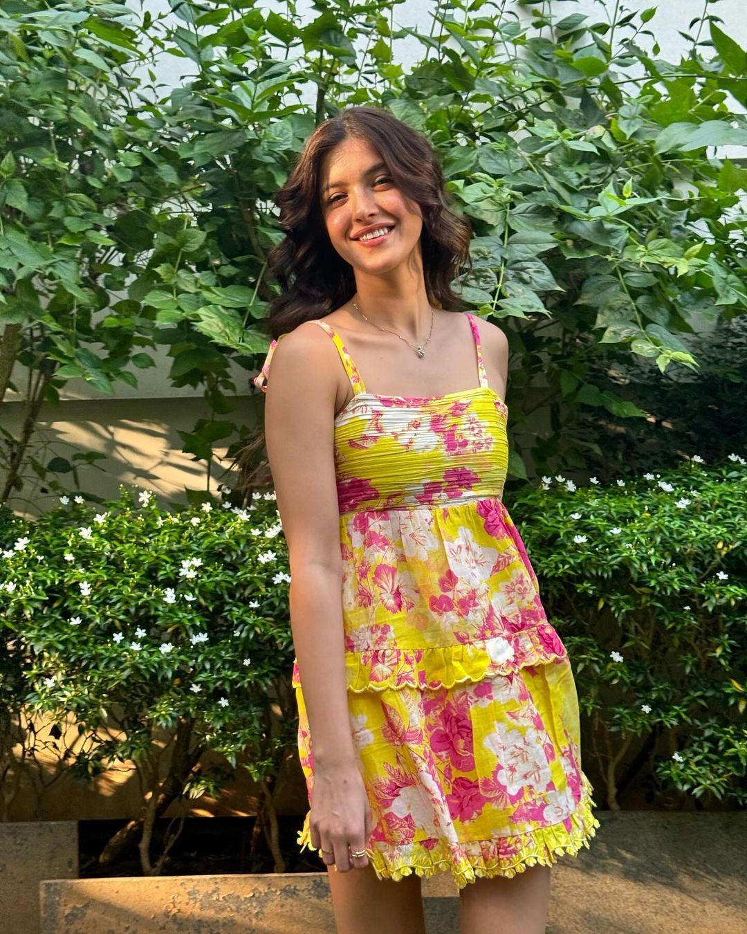 Shanaya Kapoor looked like all floral dreams come true in this summer dress