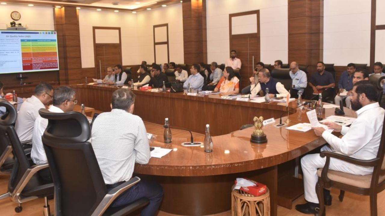Efforts being taken on a war-footing to curb pollution, says CM Shinde Efforts being taken on a war-footing to curb pollution, says CM Shinde