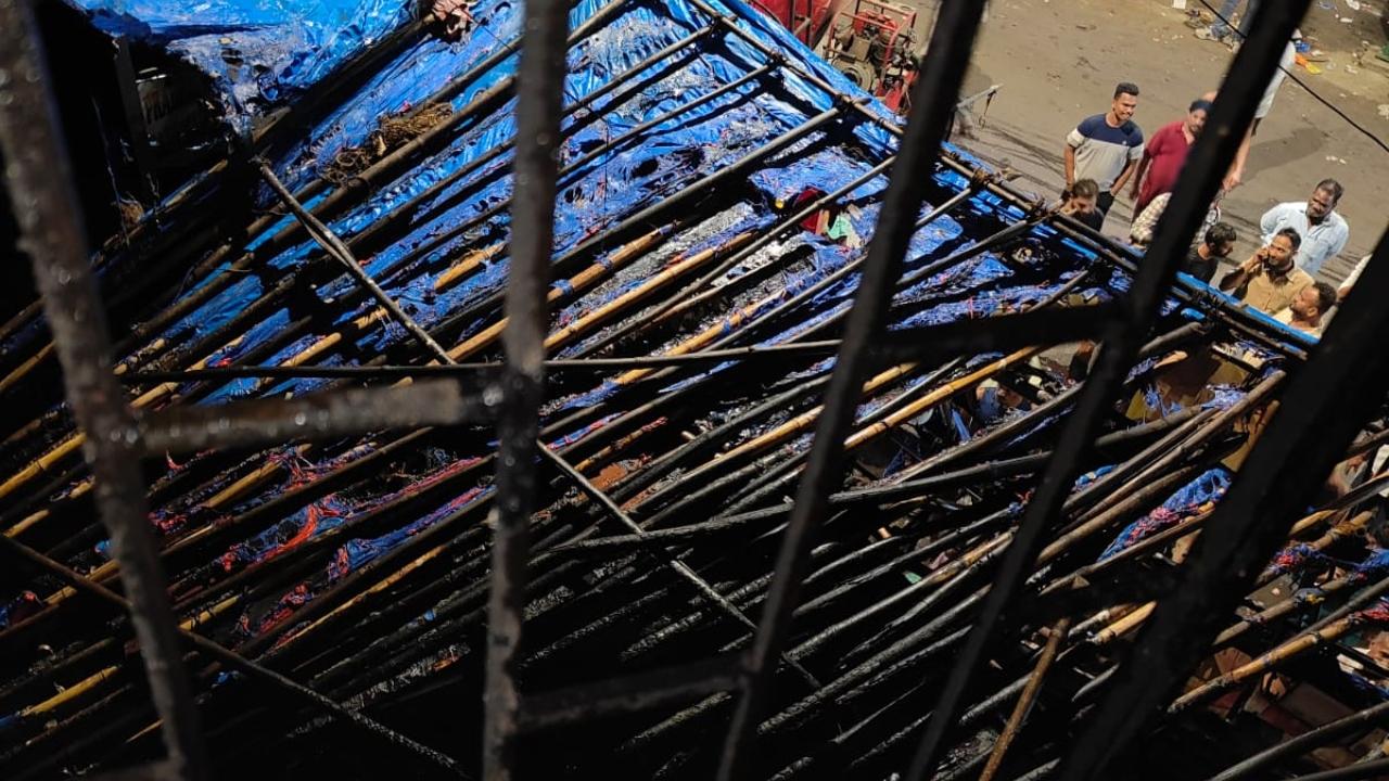 The officials stated that the Bhiwandi fire brigade unit had deployed two fire engines