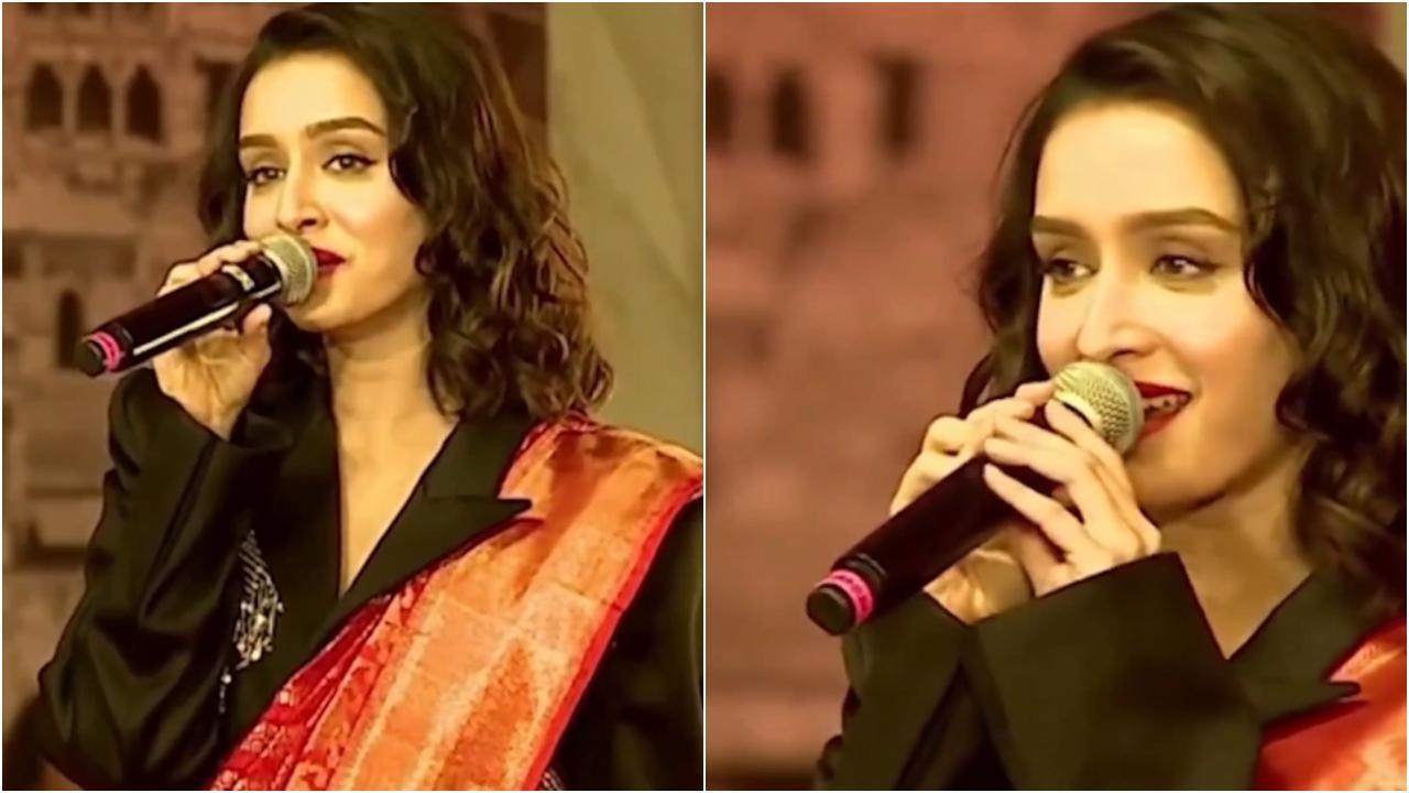 Shraddha serenades with her rendition of grand-aunt Asha's song Aao Huzoor
