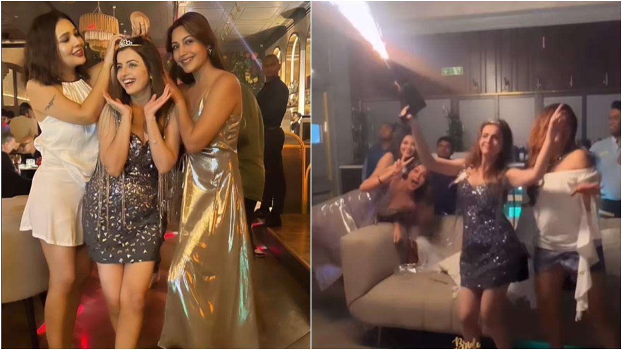 Ishqbaaz reunion! Surbhi and Mansi throw bachelorette party for Shrenu