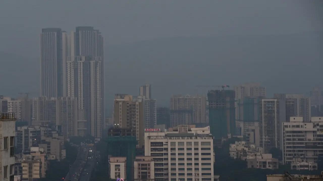 In Photos: Mumbai air quality in moderate category; AQI at 153