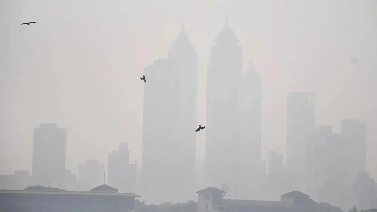 In Pics: Mumbai shrouded in a layer of haze; air quality sinks to 'poor’